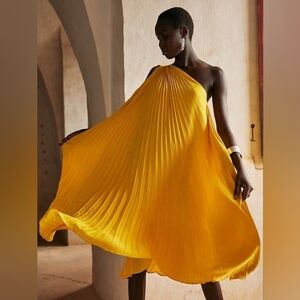 Radiant Yellow One-Shoulder Dress